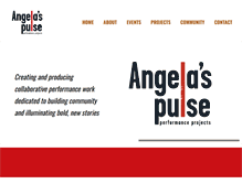 Tablet Screenshot of angelaspulse.org
